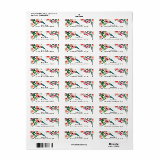 Aloha Tropical Summer Floral Brautparty Chic (Vorne)