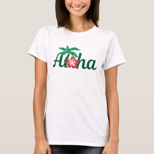 Aloha Tropical T-Shirt (Vorderseite)
