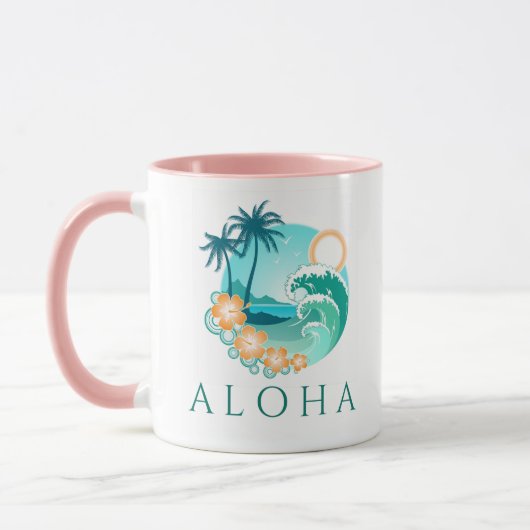 Aloha Tropical Tasse (Links)