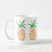 Aloha Tropical Watercolor Ananas Kaffeetasse (Links)