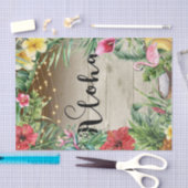 Aloha Tropical Wood Floral Blätter & Lights Weddin Seidenpapier (Handwerk)
