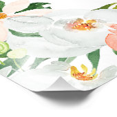 Aloha Tropische Babydusche Begrüßungszeichen Fotodruck (Ecke)