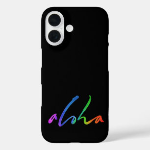 Aloha - Tropische Handschrift - Hawaii Hawai'i iPhone 16 Hülle
