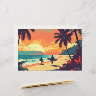 Aloha tropische Kunst leer Briefpapier