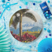 ALOHA/TROPISCHE SCENERY PAPIER TELLER (Party)