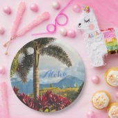 ALOHA/TROPISCHE SCENERY PAPIER TELLER (Party)