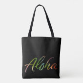 Aloha - Tropische Schrift - Hawaii Hawai'i Nature Tasche (Rückseite)
