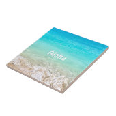 Aloha tropischer Hawaiianischer Ozean Fliese (Seite)