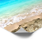 Aloha tropischer Hawaiiansee Poster (Ecke)