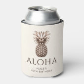 Aloha Tropisches Party mit Ananas Dosenkühler (Kanne Vorderseite)