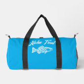 Aloha Trout-Blue Hawaiian Duffle Bag (Vorderseite)