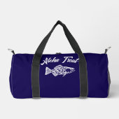 Aloha Trout-Blue Hawaiian Duffle Bag (Vorderseite)