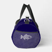 Aloha Trout-Blue Hawaiian Duffle Bag (Rechts)