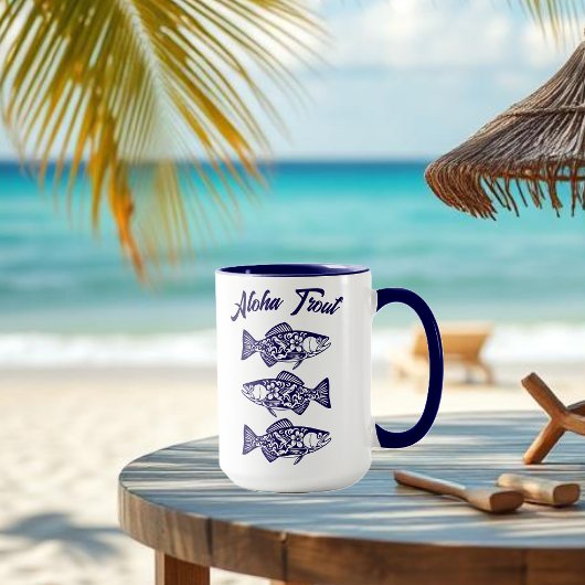 Aloha Trout-Blue Hawaiian Tasse