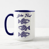 Aloha Trout-Blue Hawaiian Tasse (Links)