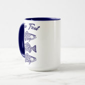 Aloha Trout-Blue Hawaiian Tasse (Vorderseite Links)