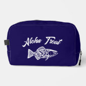 Aloha Trout-Blue Hawaiian Waschbeutel (Vorderseite)