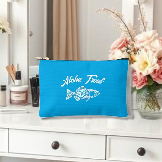 Aloha Trout-Blue Hawaiian Zubehörtasche