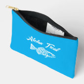 Aloha Trout-Blue Hawaiian Zubehörtasche (Offen)