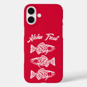 Aloha Trout-Hawaiian Cherry Red Case-Mate iPhone Hülle (Rückseite)