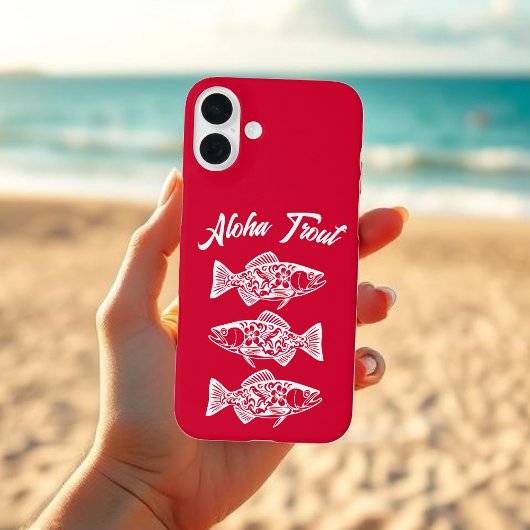 Aloha Trout-Hawaiian Cherry Red Case-Mate iPhone Hülle