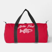 Aloha Trout-Hawaiian Cherry Red Duffle Bag (Vorderseite)