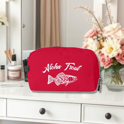 Aloha Trout-Hawaiian Cherry Red Waschbeutel