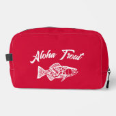 Aloha Trout-Hawaiian Cherry Red Waschbeutel (Vorderseite)