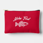 Aloha Trout-Hawaiian Cherry Red Zubehörtasche (Vorderseite)