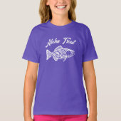 Aloha Trout-Hawaiian Fisherman Style T-Shirt (Vorderseite)