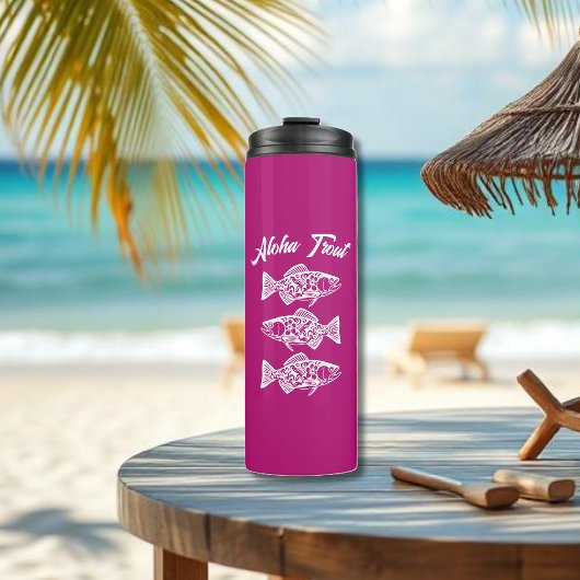 Aloha Trout-Hawaiian Pink Thermosbecher