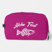 Aloha Trout-Hawaiian Pink Waschbeutel (Vorderseite)