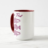 Aloha Trout-Hawaiian Wine Tasse (Vorderseite Links)