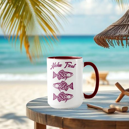 Aloha Trout-Hawaiian Wine Tasse