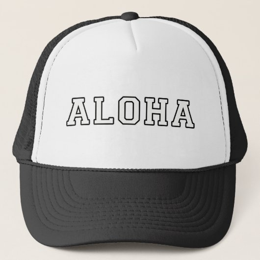 Aloha Truckerkappe (Vorderseite)