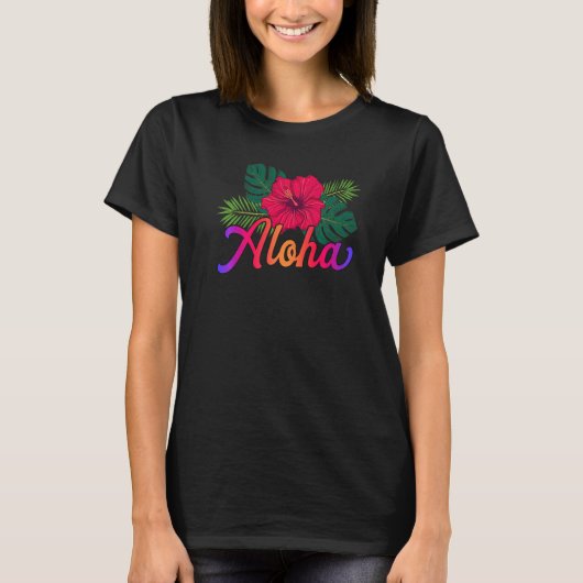 Aloha Tshirt, Hawaii Shirt, Hawaii Lover T-Shirt,  T-Shirt (Vorderseite)