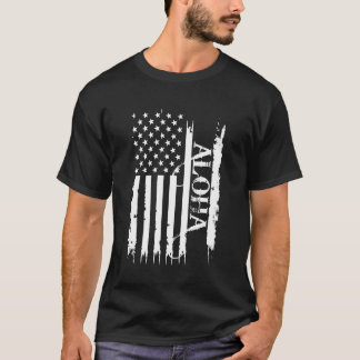 Aloha United Staaten beklagt US-Flagge T-Shirt