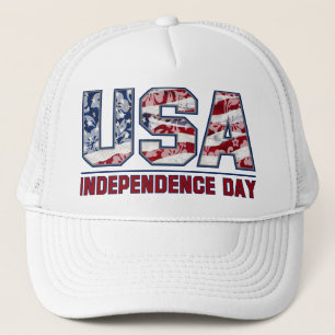 Aloha USA Independence Day American Truckerkappe