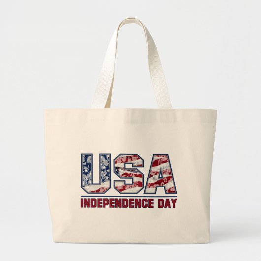 Aloha UUA Hawaiian Patriotic Beach Bags Jumbo Stoffbeutel (Vorne)