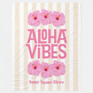 Aloha Vibes Fleecedecke