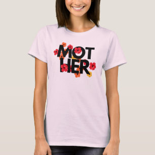 Aloha Vibes für die Mama: Tropischer Hibiskus T-Shirt
