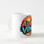 Aloha Vibes Kaffeetasse (Vorderseite Links)