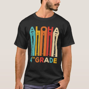 Aloha Vierte Klasse - Erster Schultag Hawaiian T-Shirt