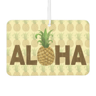 Aloha Vintag Pineaple Hawaii Hawaii Autolufterfrischer