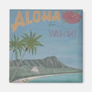 ALOHA vom WAIKIKI-Magneten Magnet