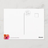 Aloha von den Hawaiianischen Inseln Postkarte (Rückseite)