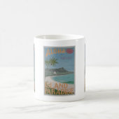 ALOHA von der Tasse WAIKIKI. (Mittel)