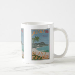 ALOHA von der Tasse WAIKIKI.