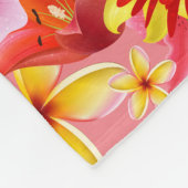 Aloha von Hawaii! Fleecedecke (Ecke)