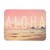 Aloha von Hawaii Magnet (Horizontal)